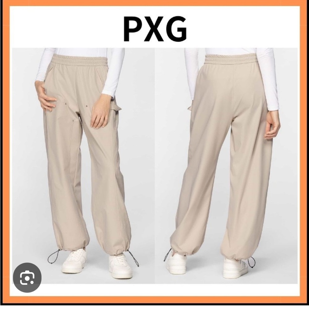 PXG WOMEN'S PERFORATED LOGO WIDE LEG TROUSER BOULDER